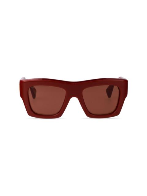 logo-lettering sunglasses