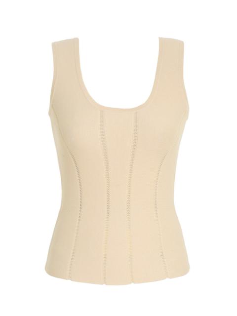 LUMINOSITY KNIT PANELLED TANK