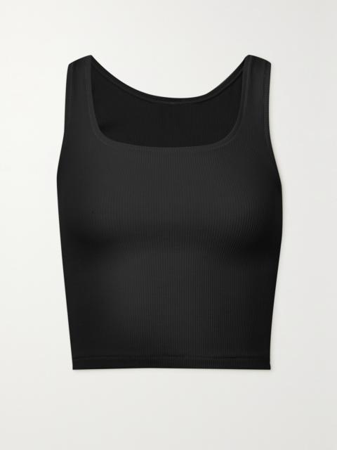 Ribbed Cotton-blend Jersey Tank
