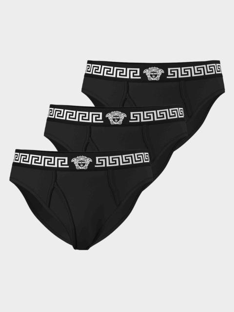 Men & apos;s Medusa La Greca 3-Pack Briefs