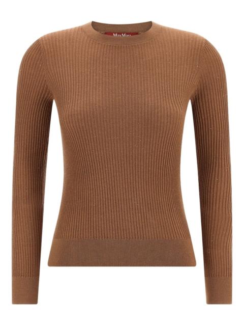 Marabu sequin-embellished ribbed sweater