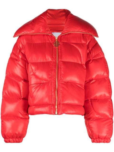 cropped puffer jacket