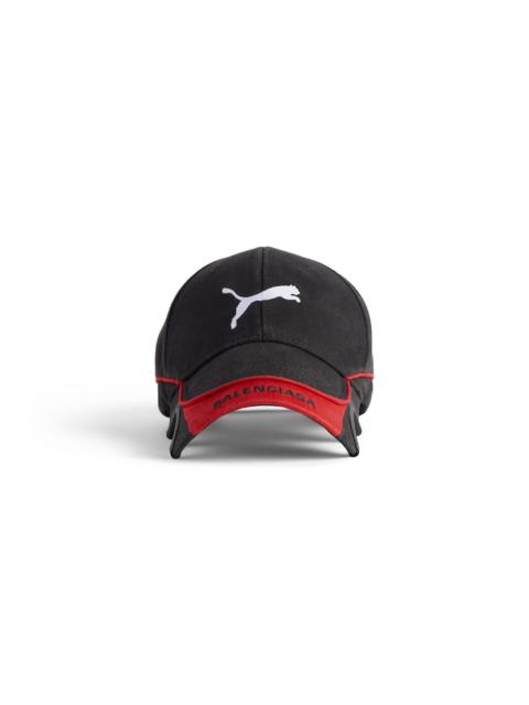 Balenciaga I Puma Cap in Black/red