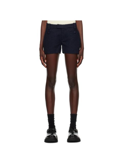 Navy Mini Shorts