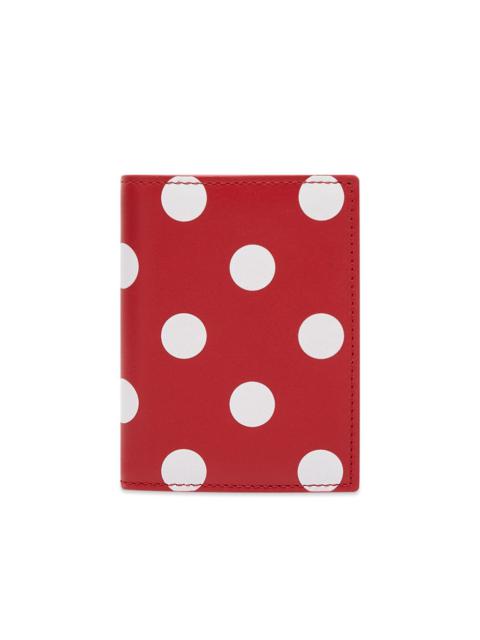 Comme des Garcons Sa0641Pd Dots Printed Leather Bifold