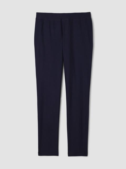 Washable Stretch Crepe Slim Pant