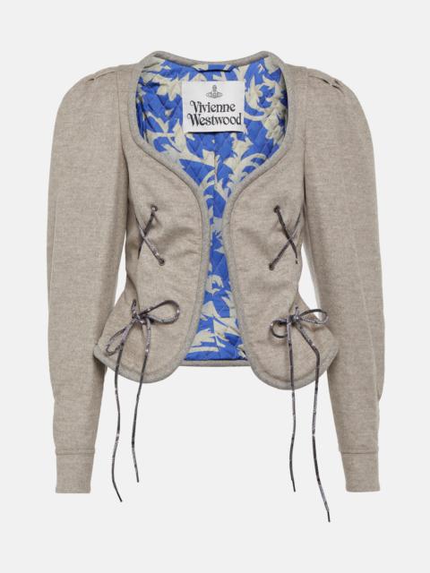 Gexi Spencer wool-blend jacket