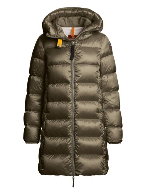 Marion hooded quilted coat