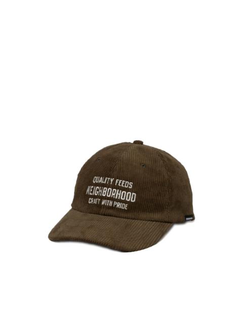corduroy embroidered baseball hat