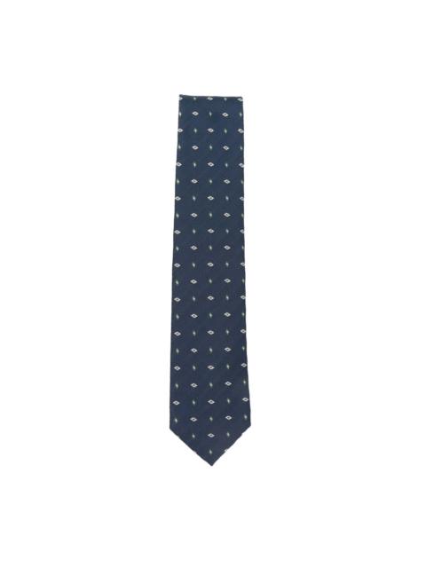 diamond-pattern tie