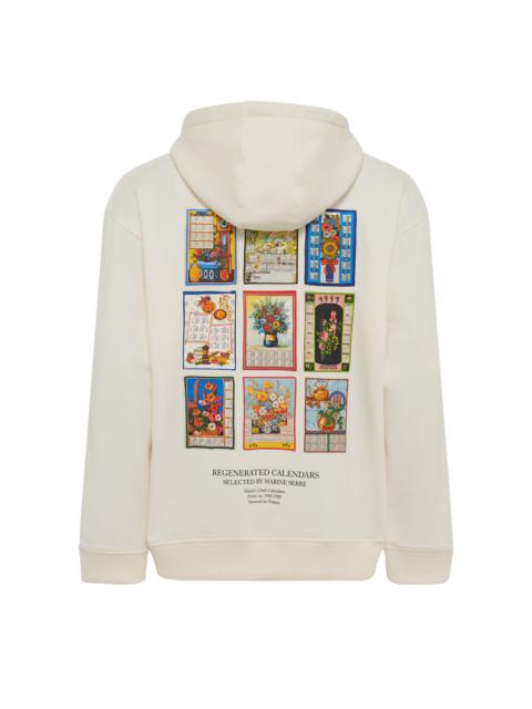 Organic Cotton Printed Fleece Hoodie