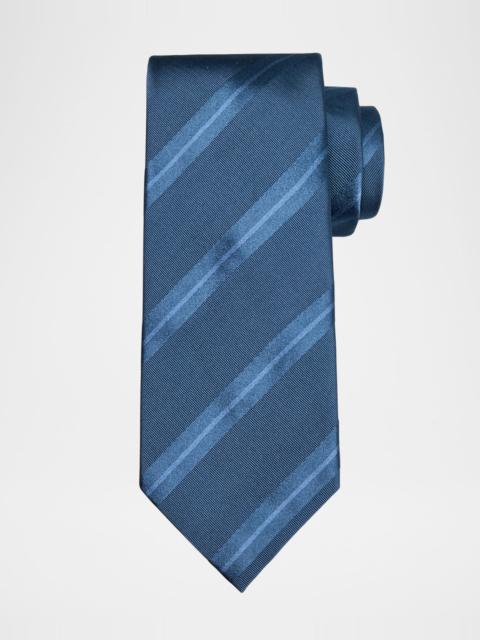 Men's Tonal Stripe Silk Tie