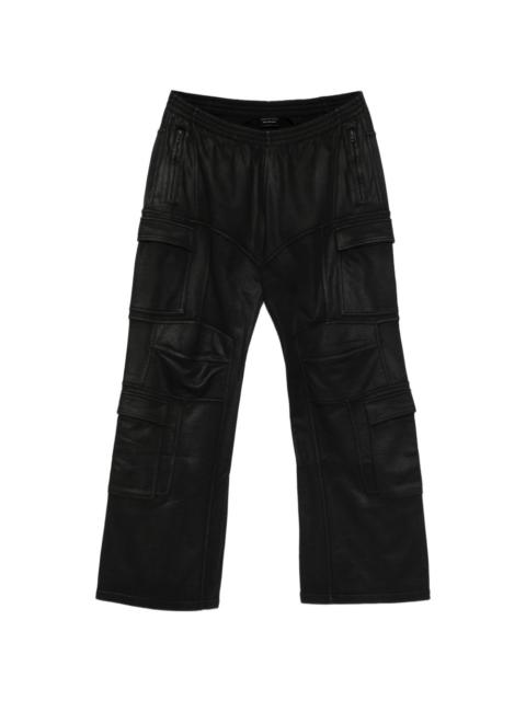 cargo-pocket trousers