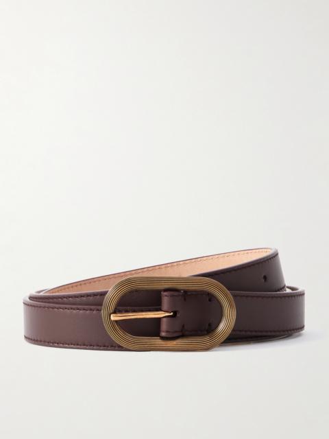 Leather Skinny Belt