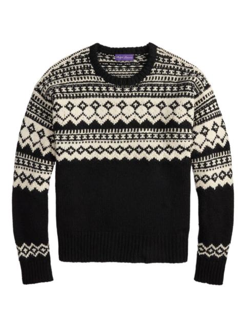 fairisle cashmere sweater