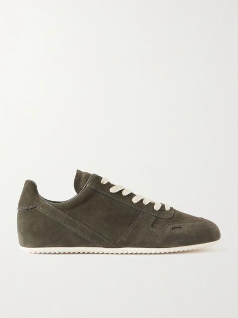 Minimal Suede Sneakers Army green