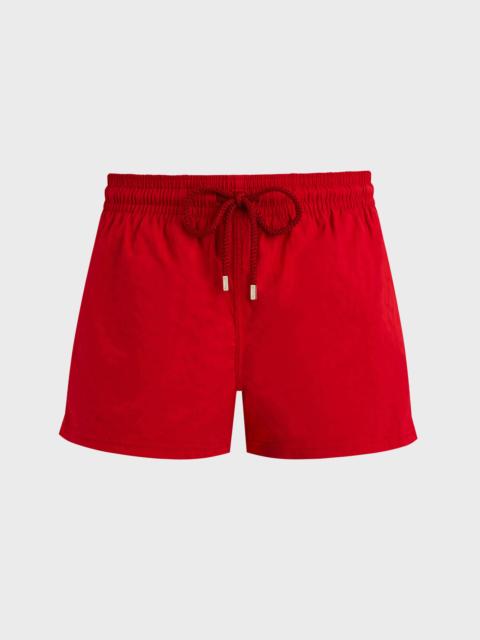 Men Short Swim Trunks Jacquard Turtles