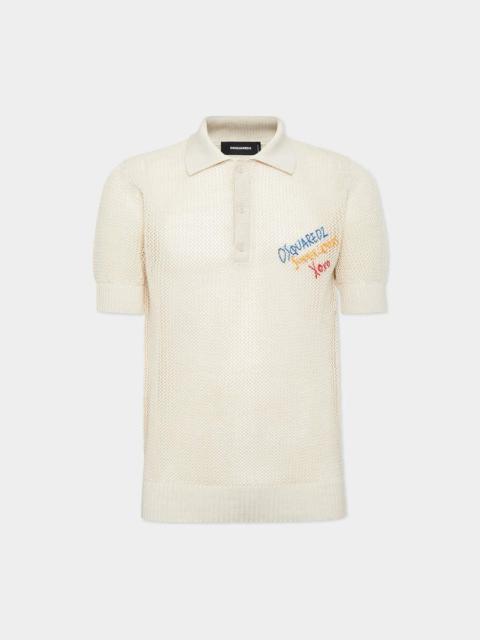 SUMMER LOVERS KNIT POLO