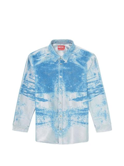 D-Kelmar denim-effect shirt