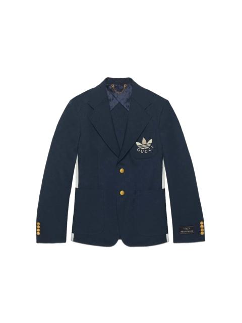Gucci x adidas Polyester Formal Jacket Dark Blue