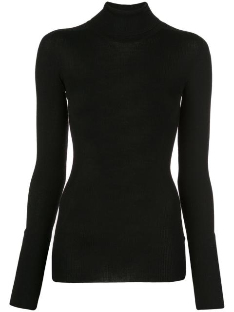 x The Woolmark Company Release 05 roll-neck ribbed jumper