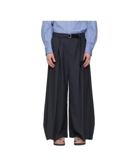 Gray Suiting Trousers