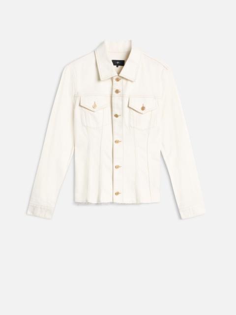 CINCHED TRUCKER JACKET in MANKIND Milkyway