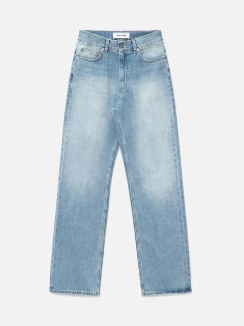 SLIM STRAIGHT DENIM JEANS