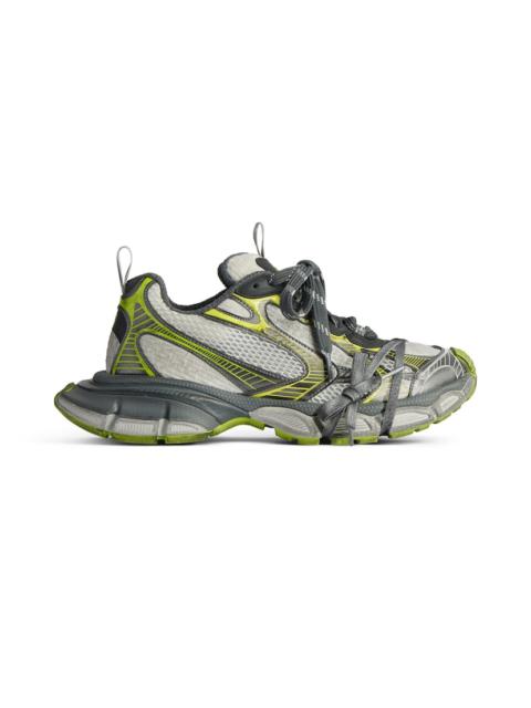 Men's 3xl Sneaker  in White/grey/green/yellow