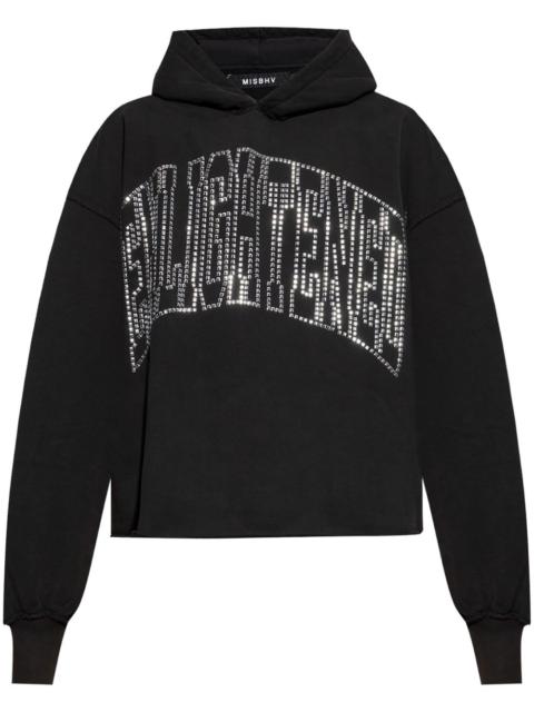 Enlighted cropped hoodie