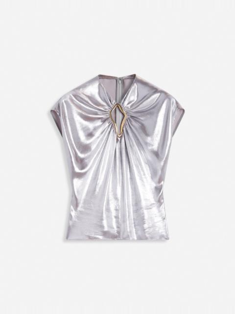 SUMMER TOP WITH EYELET DETAIL