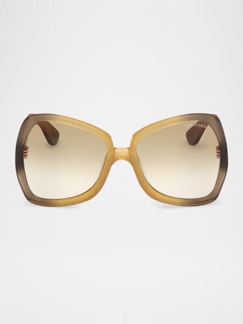Jerry Butterfly Acetate Sunglasses