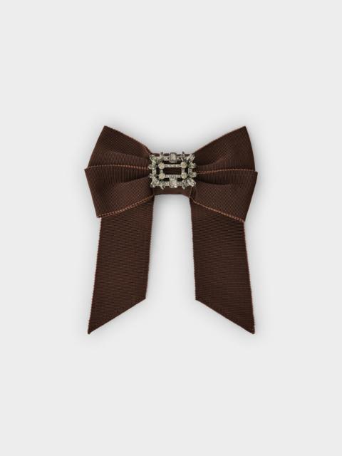 Broche Vivier Hair Clip in grosgrain