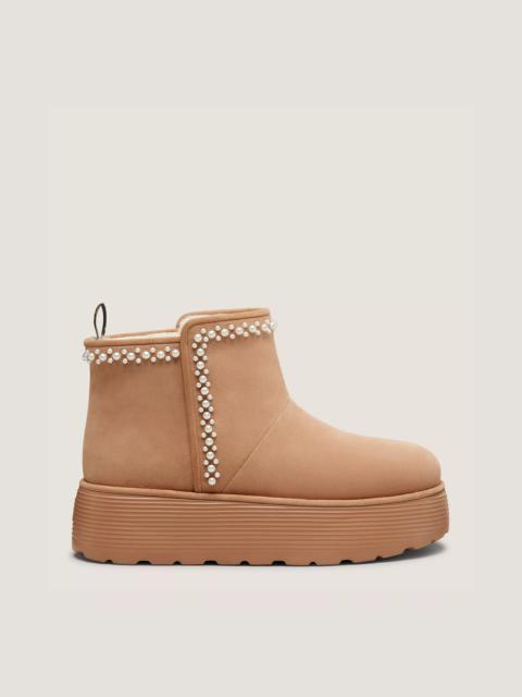 NELLIE PEARL FLATFORM BOOTIE