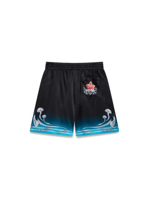 Blades Silk Satin Shorts | Casablanca Paris