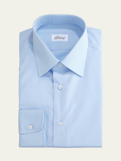 Wardrobe Essential Solid Dress Shirt, Blue