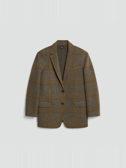 Oversized Blazer in Double-Face Wool-Cashmere