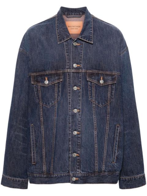drop-shoulder denim jacket