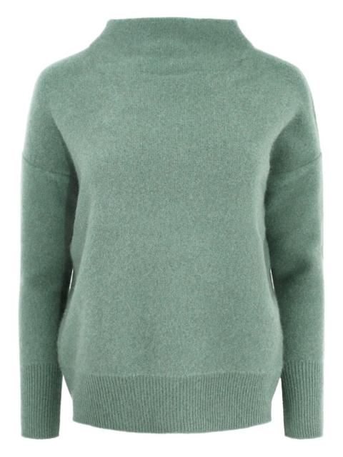 funnel-neck sweater