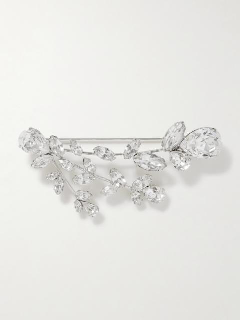 Apolline Silver-tone Crystal Brooch