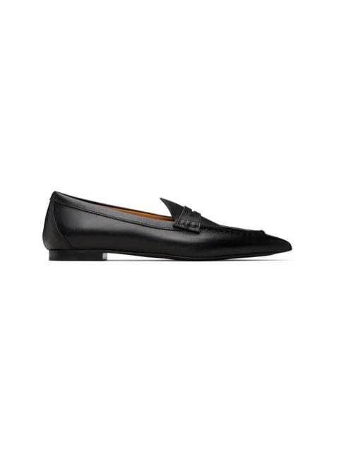Black Pointed Toe Loafers