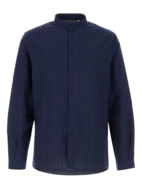 mandarin-collar shirt