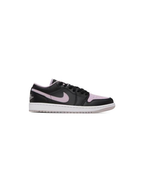 Black & Purple Air Jordan 1 Low SE Sneakers