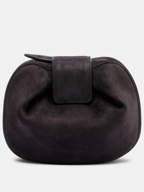 Demi suede clutch