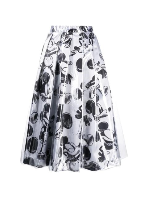 Mickey Mouse print skirt