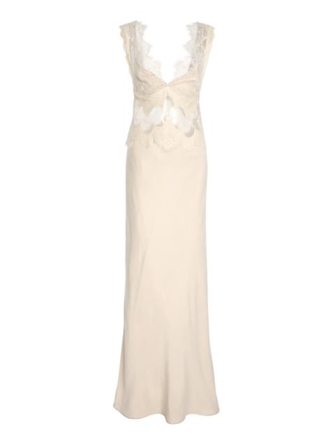 Visions Lace Maxi Dress ivory