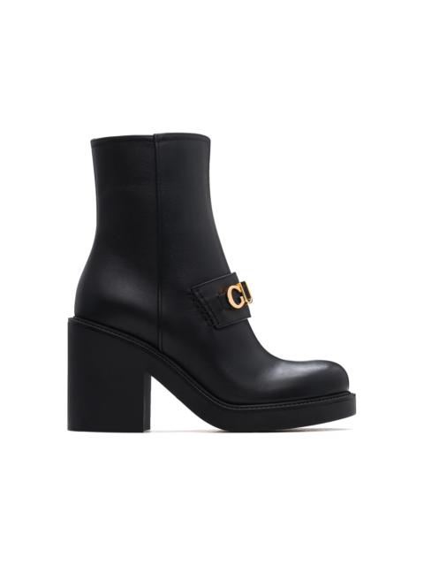 Gucci Ankle Leather Boots Black (Women's)