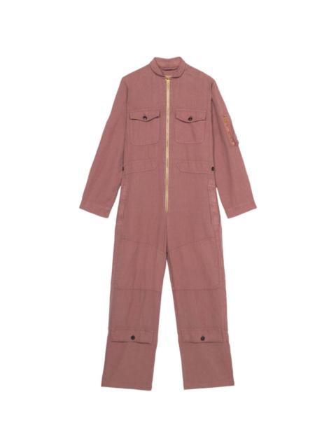 Viola zip-up multi-pocket jumpsuit