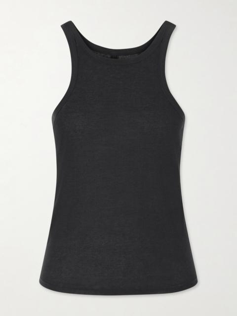 Ribbed-knit Jersey Tank