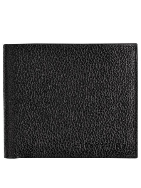 Le Foulonné Wallet Black - Leather